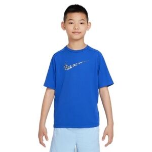 NWT L Nike Big Kids Multi Dri-fit Short-Sleeve T-Shirt - Game Royal
